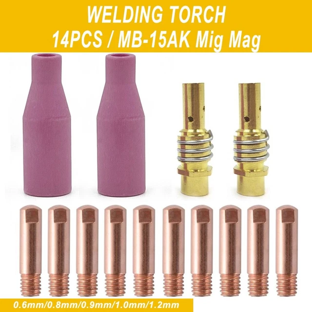 Collo Di Cigno Per Saldatrice MIG – Accessorio Per Torcia 15AK/24KD/25KD/36KD, In Rame Resistente Alte Temperature
