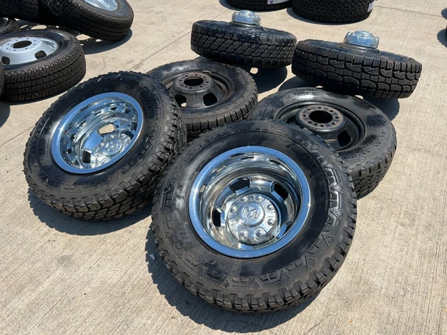 17& DODGE RAM 3500 DUALLY OEM wheels rims 2191 2014 2015 2016 2017 2018 ...