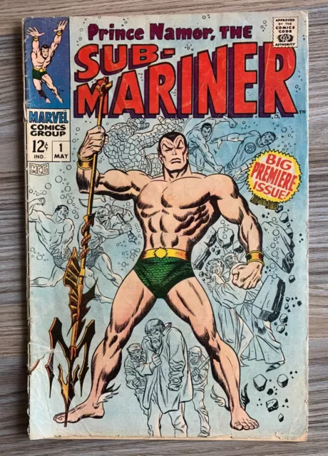 Prince Namor the Sub-Mariner 1. Marvel Comics. 1968.
