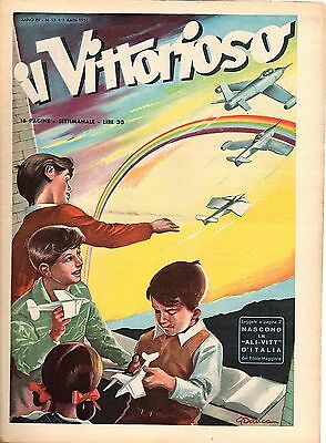 [Atp] Rivista Vittorioso Originale Anno 1951 Numero 13