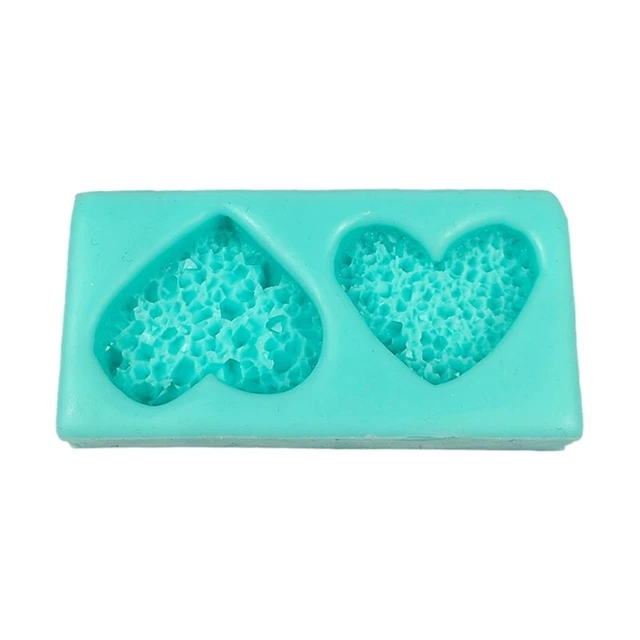 Moldes de silicona para velas de corazón 3D molde de resina epoxi molde de chocolate día de San Valentín