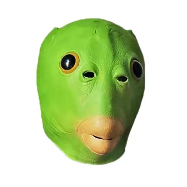 A Halloween Green Mask Fact Glo