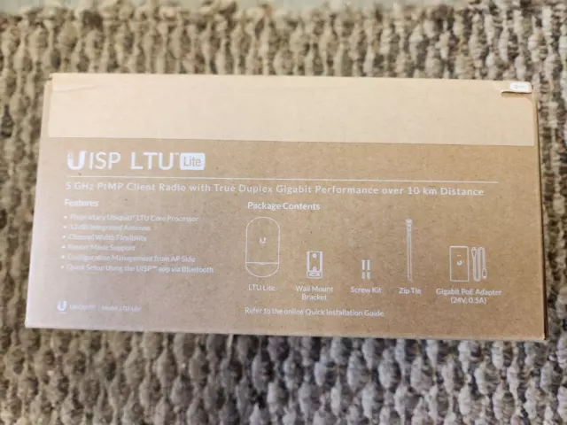 UBIQUITI NETWORKS LTU-LITE-US Wireless Access Point 5 GHz PtMP $49.00 ...