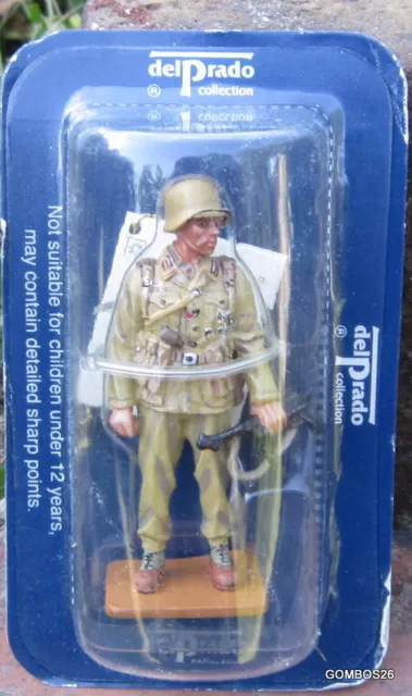 Figurine Delprado Soldat Allemand Officier De L' Afrika Korps  1942