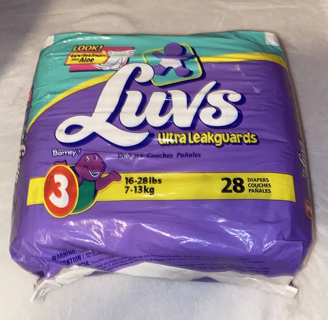 VINTAGE LUVS DIAPERS Barney 250.00 PicClick