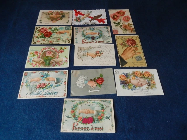 Lot De 24 Cartes Postales Fleuries - Motifs Colorés Format A6 - Idéal Pour Décor Ou Courrier