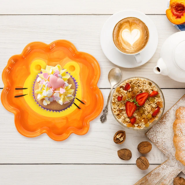 Ciotola Girevole 360° Per Bambini - Anti Rovesciamento, Design A UFO, Rosa Pallido, Facile Da Pulire - Foto 13