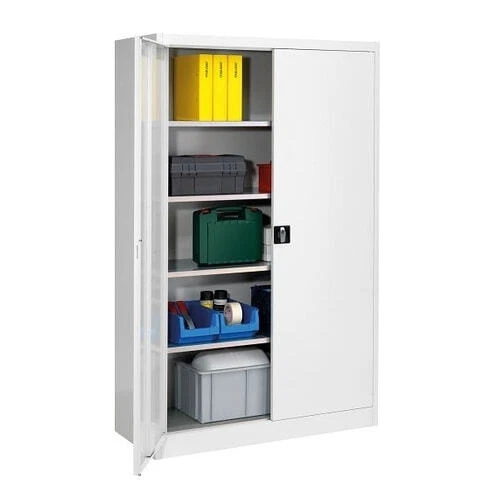 Werkzeugschrank, Materialschrank, 4 Böden, grau, 1.950 x 1.200 x 500 mm (HxBxT)