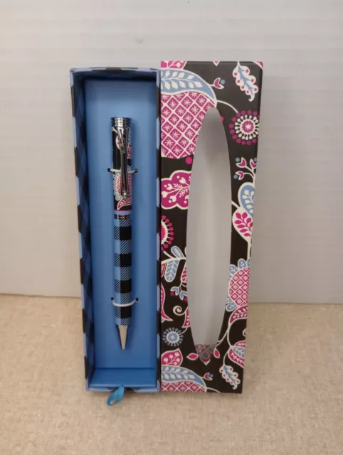 VERA BRADLEY Ball Point Pen Alpine Floral New in Box NWT RETIRED RARE