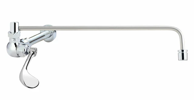Krowne Metal 12-170L Commercial Series Splash Mount 10" Wok Faucet/Range Filler