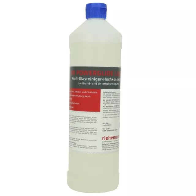 RR Powerglide Liquid 1 L Profi-Glasreiniger-Hochkonzentrat zur Grundreinigung