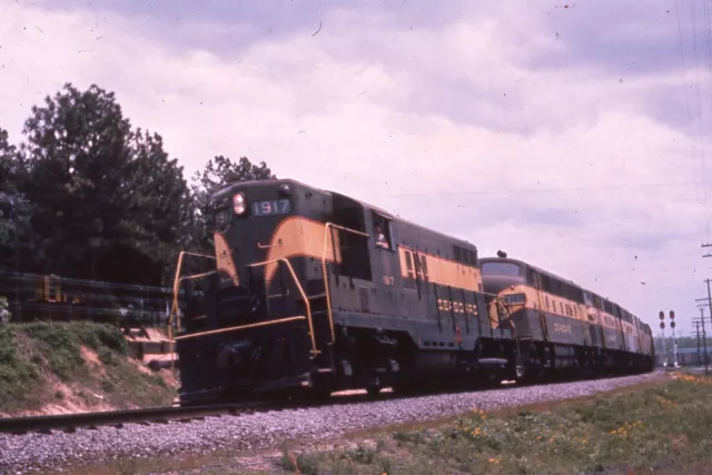 Duplicate Train Slide Seaboard GP-9 #1917 05/1960 Niagara North Carolina