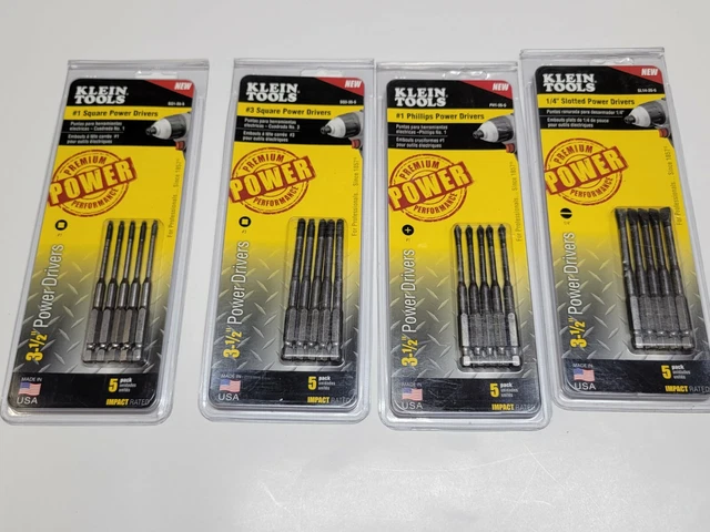 Klein Tools Power Impact Drivers 5pc