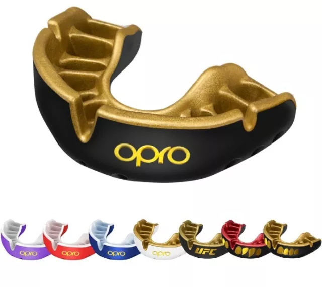 Opro Gold Ultra Fit Mouthguard Level 4 10+ Adult SEALED
