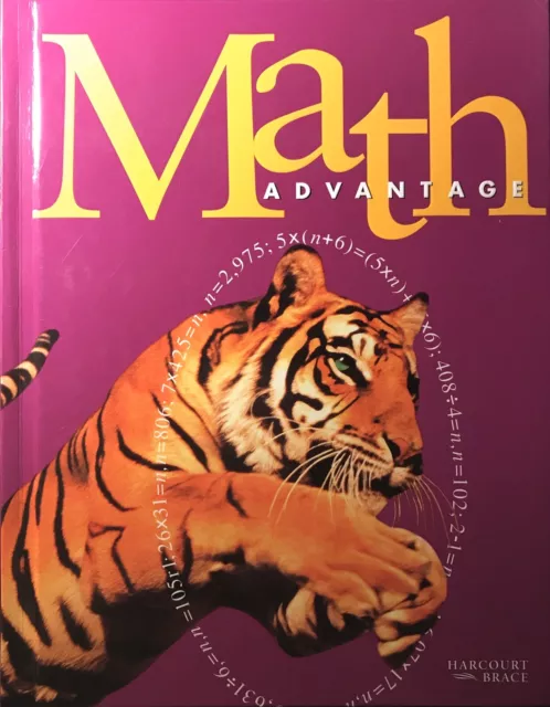 MATH ADVANTAGE By Harcourt School Publishers - Hardcover, 1999, Brand New