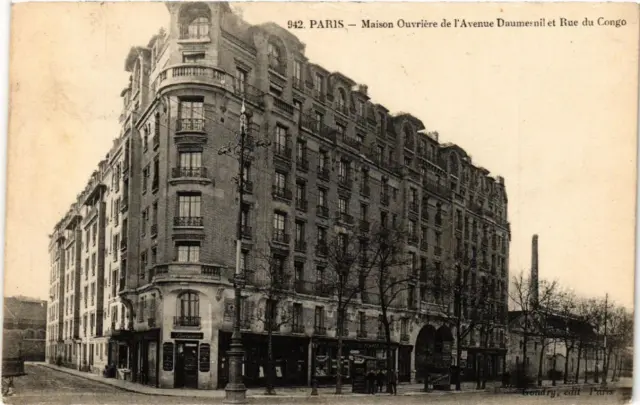 CPA PARIS (12e) Maison Ouvriere. L'Avenue Daumesnil. et Rue du Congo (563171)