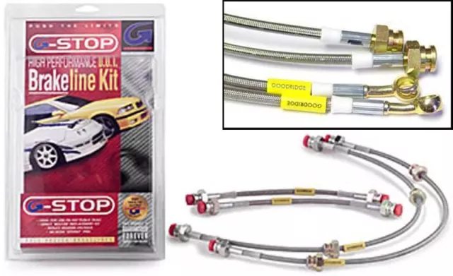 Goodridge CLG Braided Brake Hoses FOR Reliant Scimitar SE6 1975 - 1986