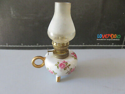 Color : Chimney KOLIT Lampada ad Olio Vintage Altezza 31 cm per Uso Interno con Paralume in Vetro Trasparente Lampada a Petrolio Include 1 Rotolo di Stoppino in Cotone 