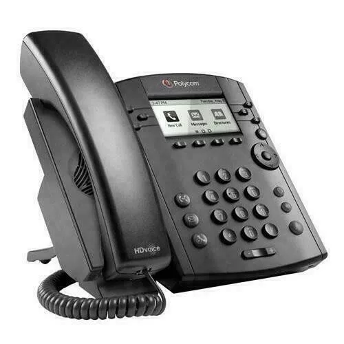 Polycom VVX 311 BusinessMedia VoIP Phone Gigabit PoE 6-line-Black 2201-48350-001 2