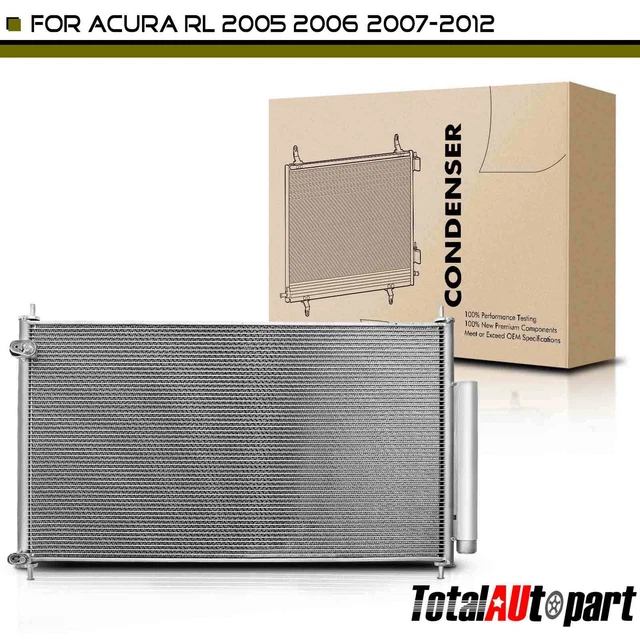 AC Condenser w/ Receiver Drier w/o Bracket  for Acura RL 2005-2012 V6 3.5 L3.7L
