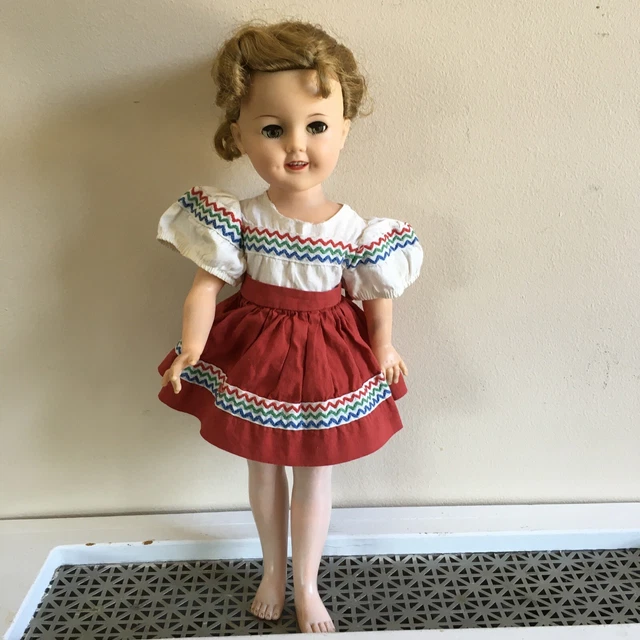 VTG SHIRLEY TEMPLE 1959-63 IDEAL  17" Doll ST-17-1..... JB1