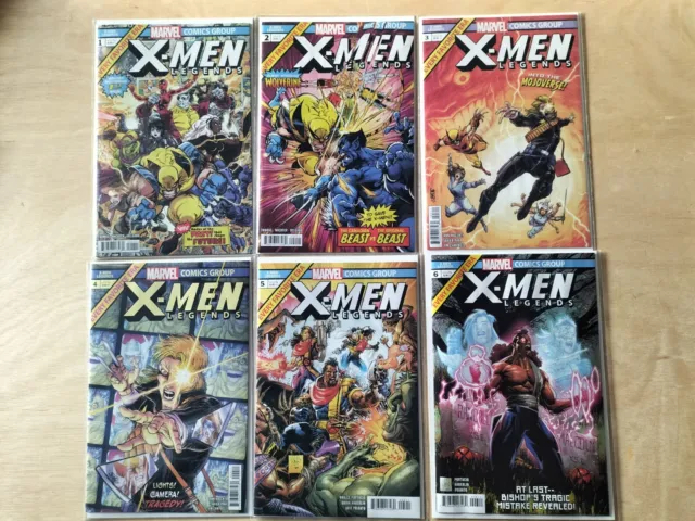 X-Men Legends #1 2 3 4 5 6 Bagged And Boarded 2022-2023