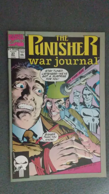 The Punisher War Journal #37 (1991) VF-NM Marvel Comics $4 Flat Rate Comb Ship