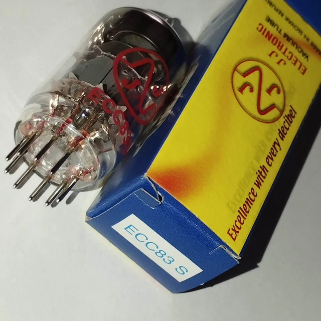 Lot De 2 Tubes 12AX7 SH / ECC83 Mazda NOS - Appairés 1.21/1.23 - France