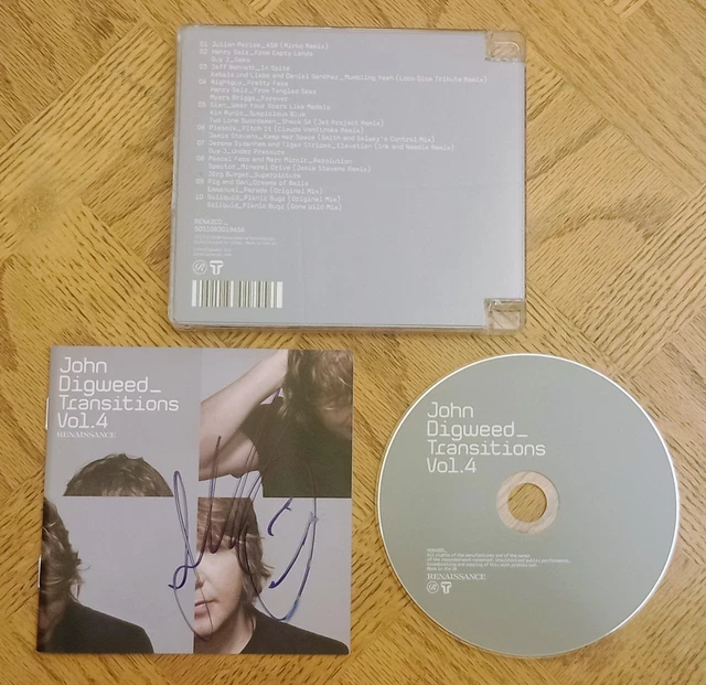 JOHN DIGWEED - Transitions Vol.4 Renaissance (CD, Mixed) VGC £9.31