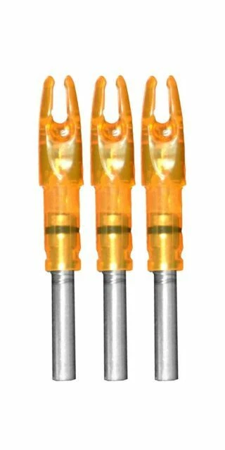 Burk Coyote Lumenok Signature Lighted Nock 3 Pack HD Orange SL3   New