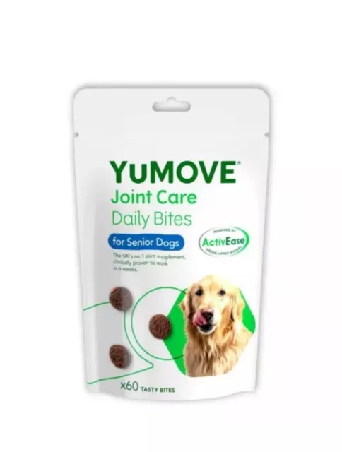 YuMOVE Daily Bites For Senior Dogs Joint Supplement Older Stiff Dogs 60 Chews