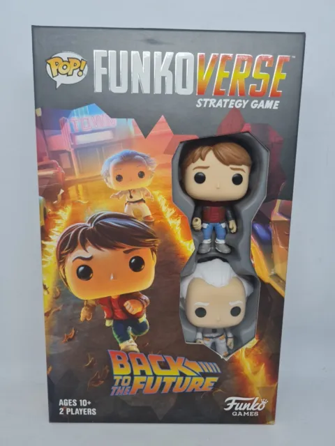 NEW Funko POP! FunkoVerse Strategy Game #100 Back to the Future - Marty & Doc