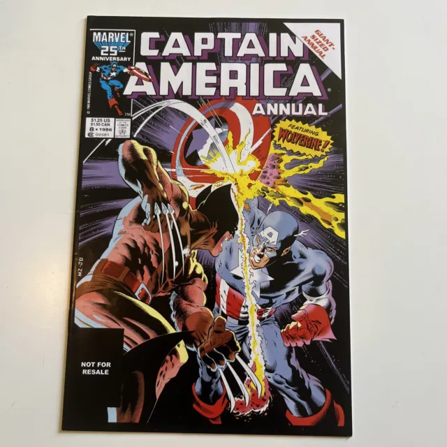 Captain America Annual #8 (1986, Marvel) Wolverine
