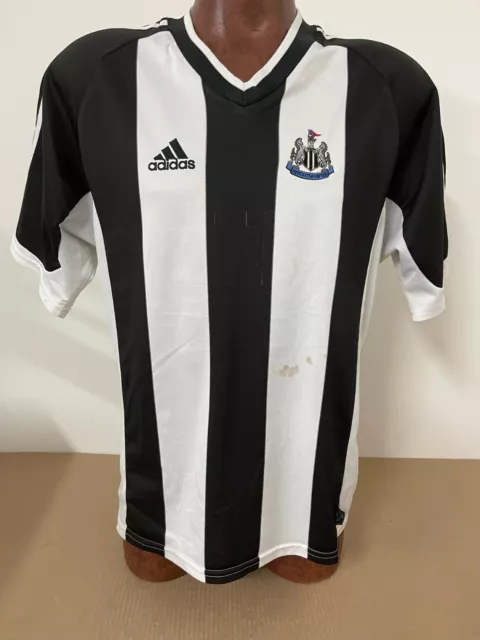 Maglia Newcastle Shirt Jersey Trikot No Match Worn 2001/2002 Vintage Coa