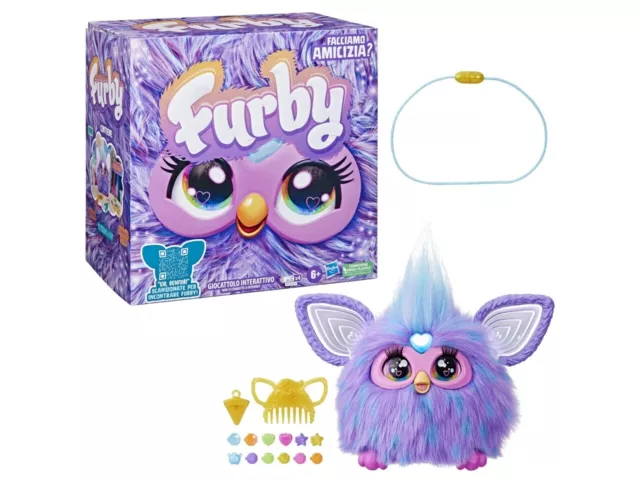 Hasbro Furby Giocattolo Interattivo di Peluche - Viola