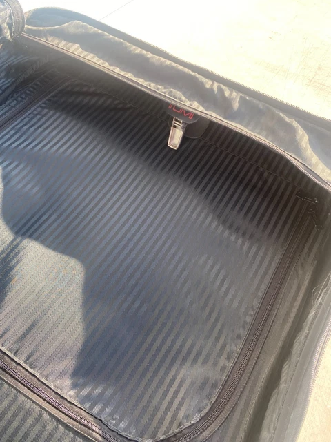 Tumi Black Alpha Wheeled Garment Bag 2233D3 Extended Trip Rolling Wardrobe 9