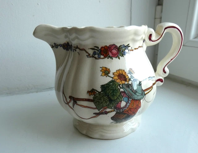 Ancien Pot En Faïence Sarreguemines France - XXème Siècle - Modèle Obernai