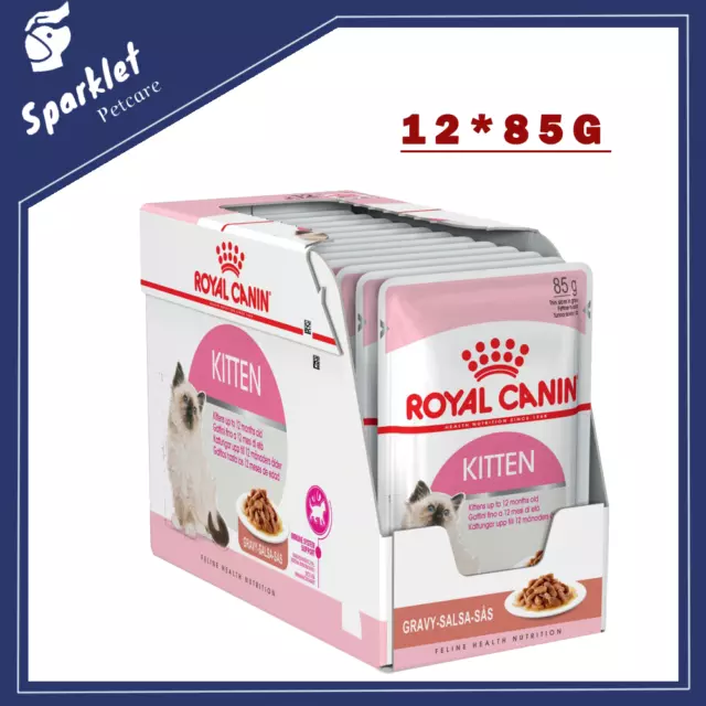 ROYAL CANIN Instinctive Kitten Wet Food in Gravy 12*85g