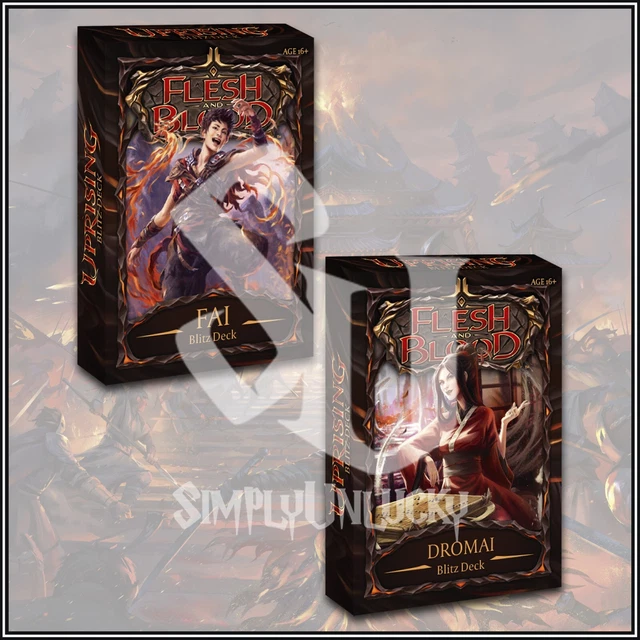 FLESH and BLOOD: BLITZ DECKS BOX | Fai Dromai Uprising Booster Starter