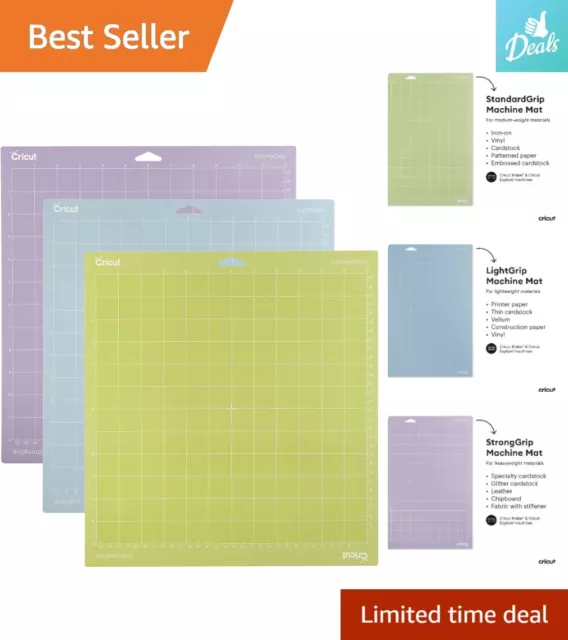 Versatile Cutting Mat - StandardGrip - 12"x12" - for Light, Medium, Materials