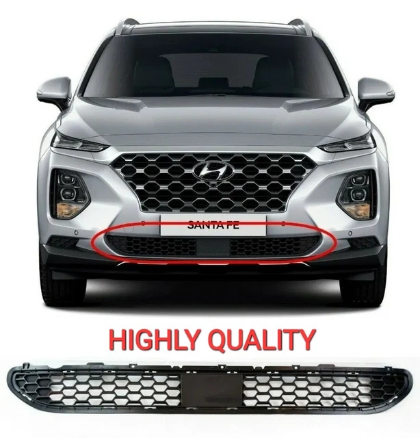 Front Upper Bumper Grille For Hyundai Santa Fe 2017 2018 2019 auto