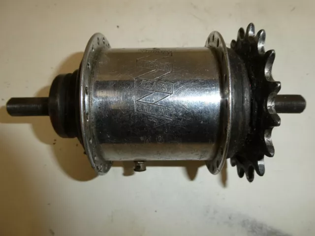 Vintage bicycle, Sturmey Archer K6 three speed hub, 40 spoke