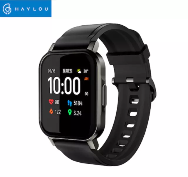 Haylou LS02 Smartwatch 2 in Schwarz