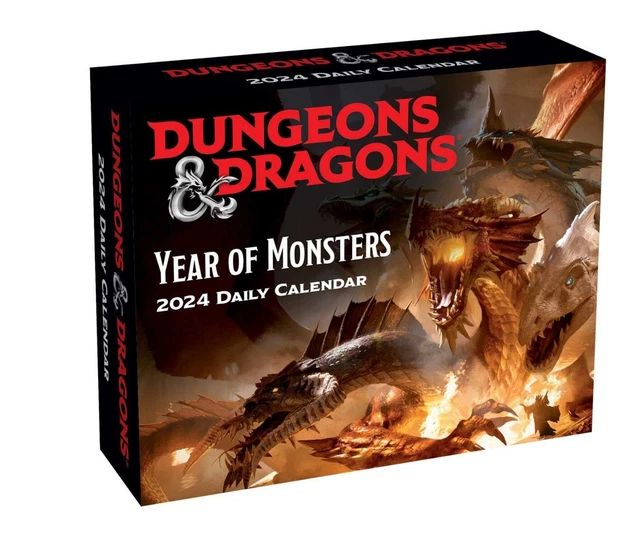 DUNGEONS & DRAGONS 2024 DaytoDay Calendar 2023 by Wizards of the