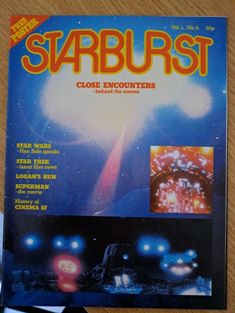 Starburst Magazine Vol 1 No 3 From 1978 8 99 Picclick Uk