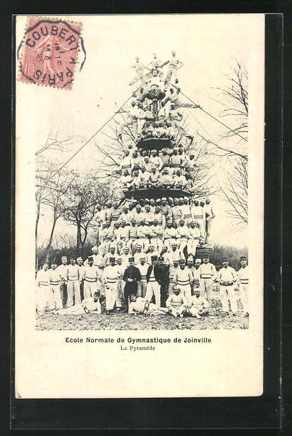 CPA Joinville-le-Pont, Ecole Normale de Gymnastique, La Pyramide 1906