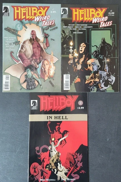Hellboy Lot Of 9 Issues Dark Horse Comics Itty Bitty! Screw-On Head! Hellboy Jr!