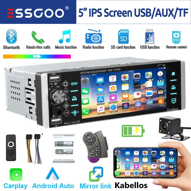 Stereo Ricevitore Per Auto Doppio Din: CarPlay Albania - Foto 9