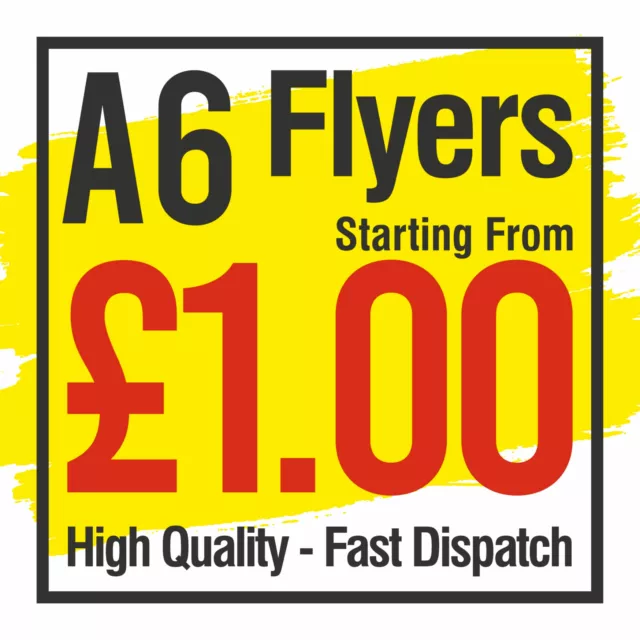 A6 Flyers Leaflets Printed Full Colour Flyer Leaflet Printing 170gsm Gloss