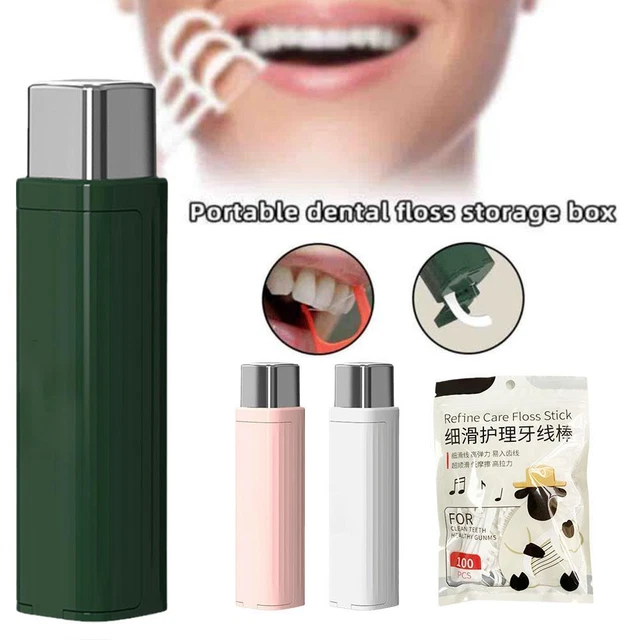 Floss Storager Floss Pick Dispenser Large Capacity Flosser Stick Teeth Container
